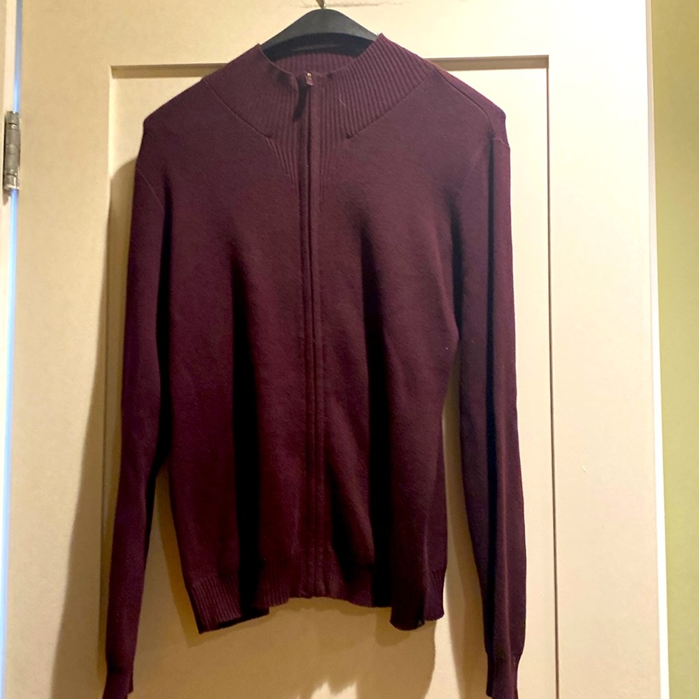 CAlvin Klein sweater. Zip up. Ladies large